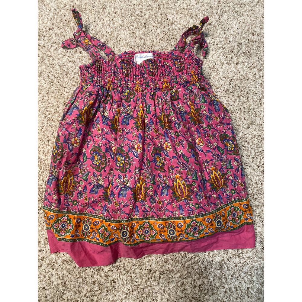 Ralph Lauren pink floral dress size 6 months